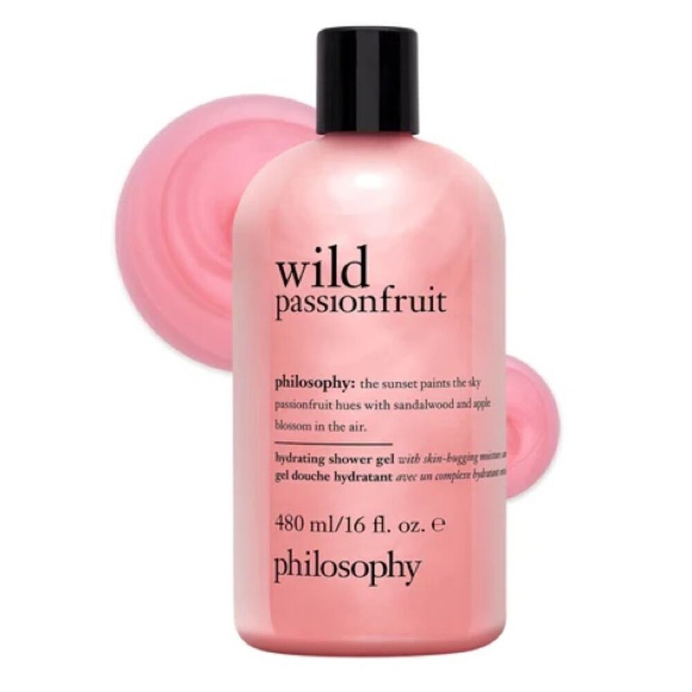 NEW! Philosophy Wild Passionfruit Hydrating Shower Gel 16oz